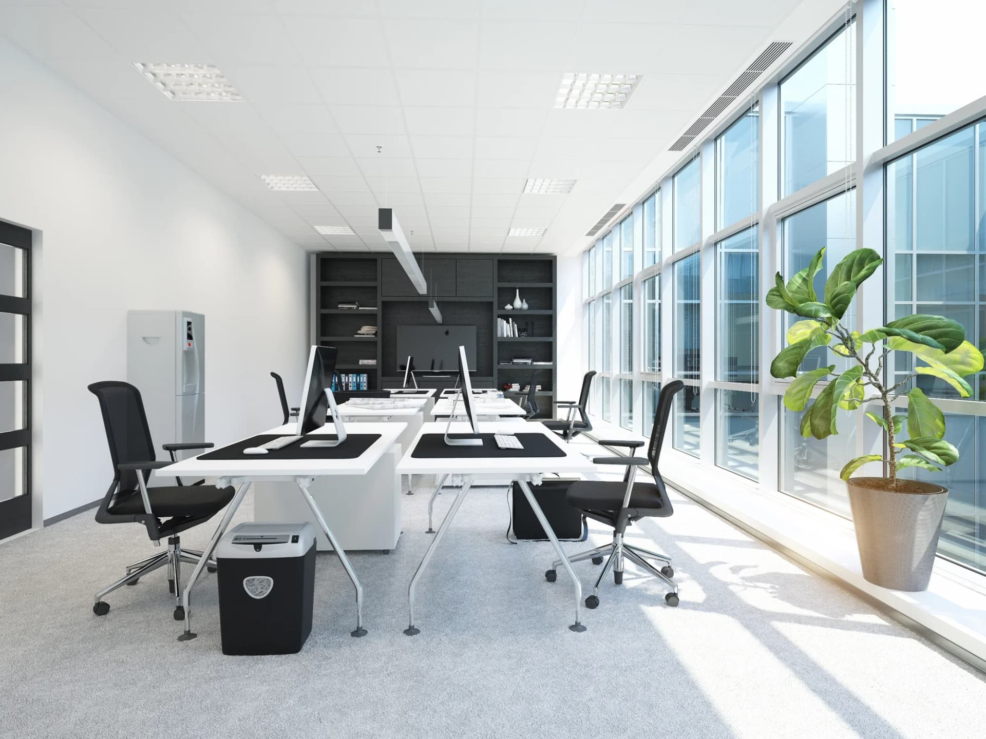 Modern office where UK returns are prepared